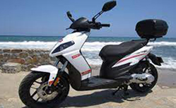 Hire a Derbi Variant 80 Scooter in Kolympia from 20 € per day